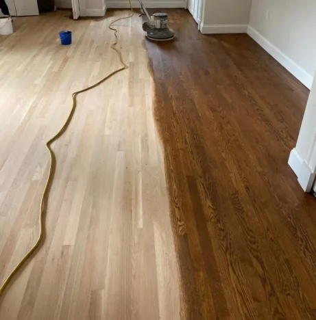 gb hardwood floor before after