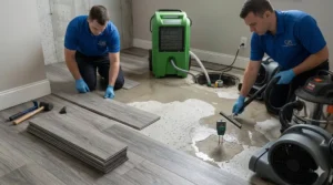 Water on Vinyl Planks